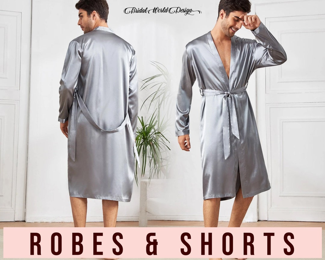 Personalized Mens Robes Men's Robe With Boxers Groom Etsy UK