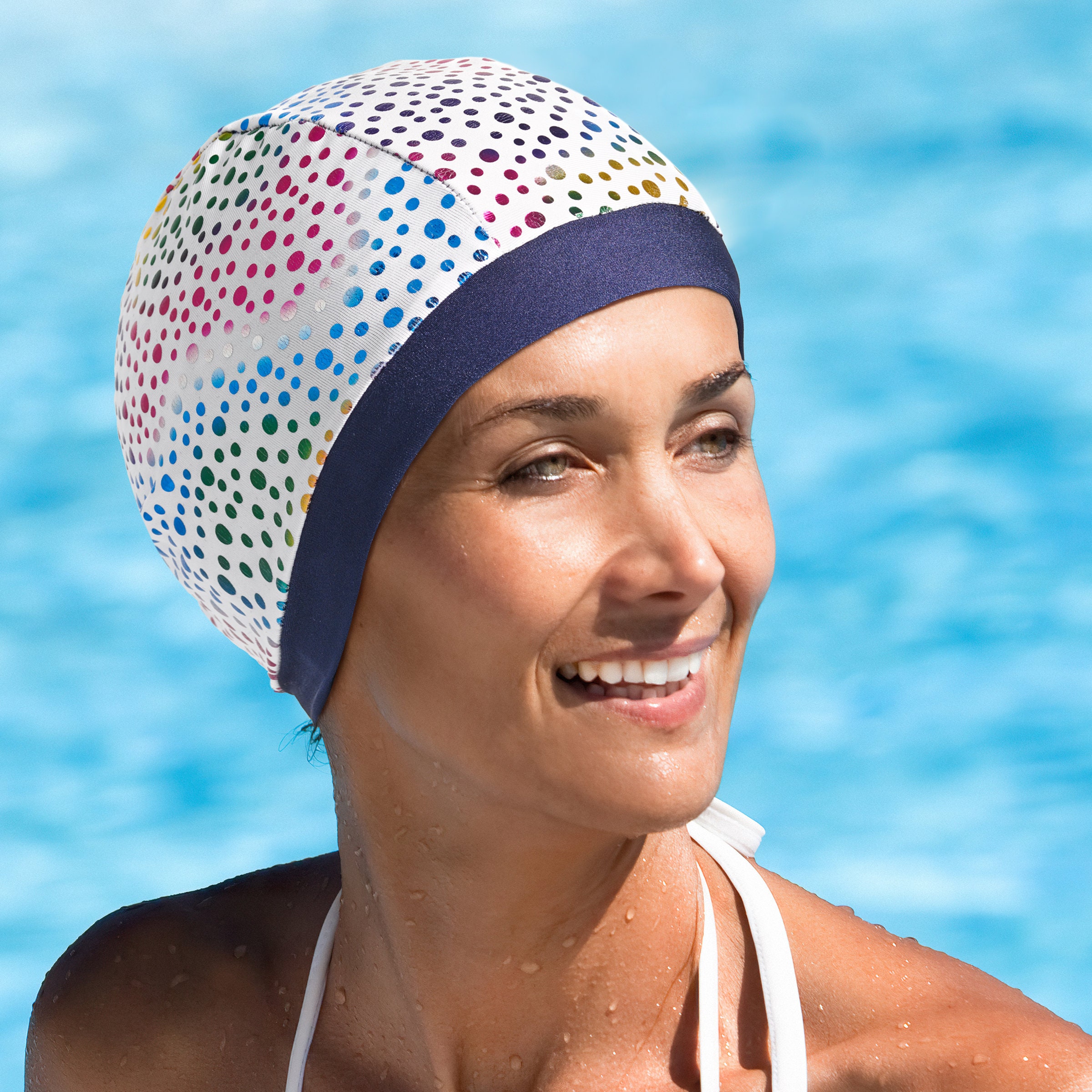 Bonnet de Bain , bonnet de piscine , bonnet de natation, made in France,  swim cap, vêtement de natation, natation, bonnet pour la thalasso, -   France