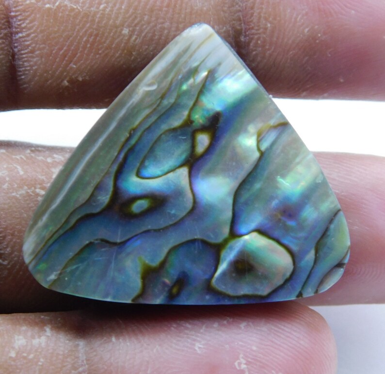 Abalone Shell Top Quality Abalone Shell Loose Stone Abalone Shell Cabochon Abalone Shell Gemstone Make think A jewelry 40 Cts 28x26x6 mm
