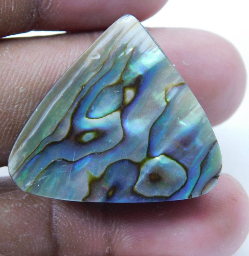 Abalone Shell Top Quality Abalone Shell Loose Stone Abalone Shell Cabochon Abalone Shell Gemstone Make think A jewelry 40 Cts 28x26x6 mm