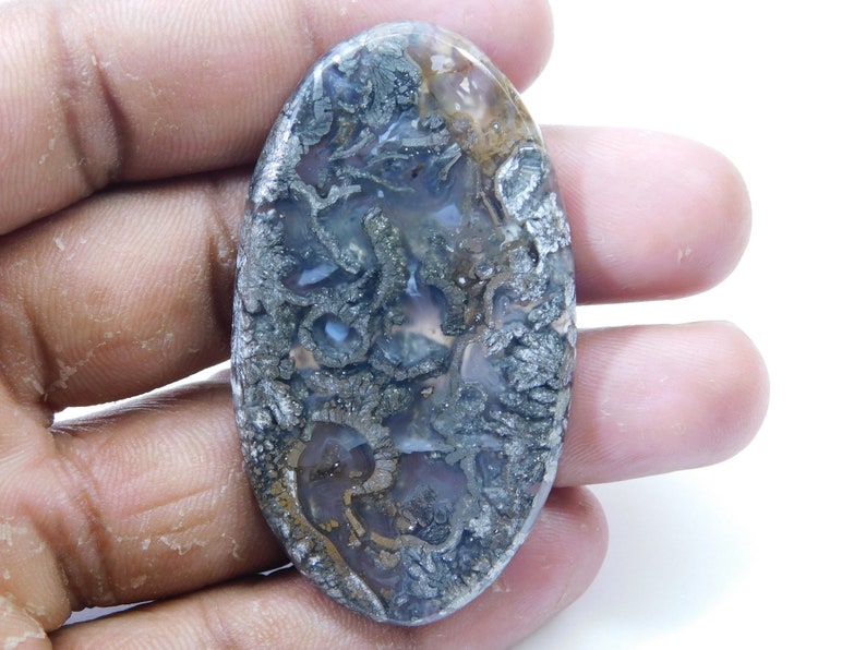 Top Quality Marcasite Cabochons,Natural Marcasite Gemstone,Smooth Polished Marcasite Loose stone jewelry Wholesale Price 94cts 57x32x5mm