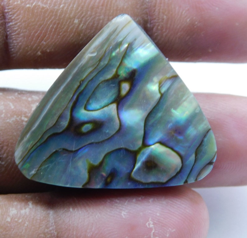 Abalone Shell Top Quality Abalone Shell Loose Stone Abalone Shell Cabochon Abalone Shell Gemstone Make think A jewelry 40 Cts 28x26x6 mm