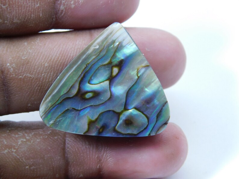 Abalone Shell Top Quality Abalone Shell Loose Stone Abalone Shell Cabochon Abalone Shell Gemstone Make think A jewelry 40 Cts 28x26x6 mm