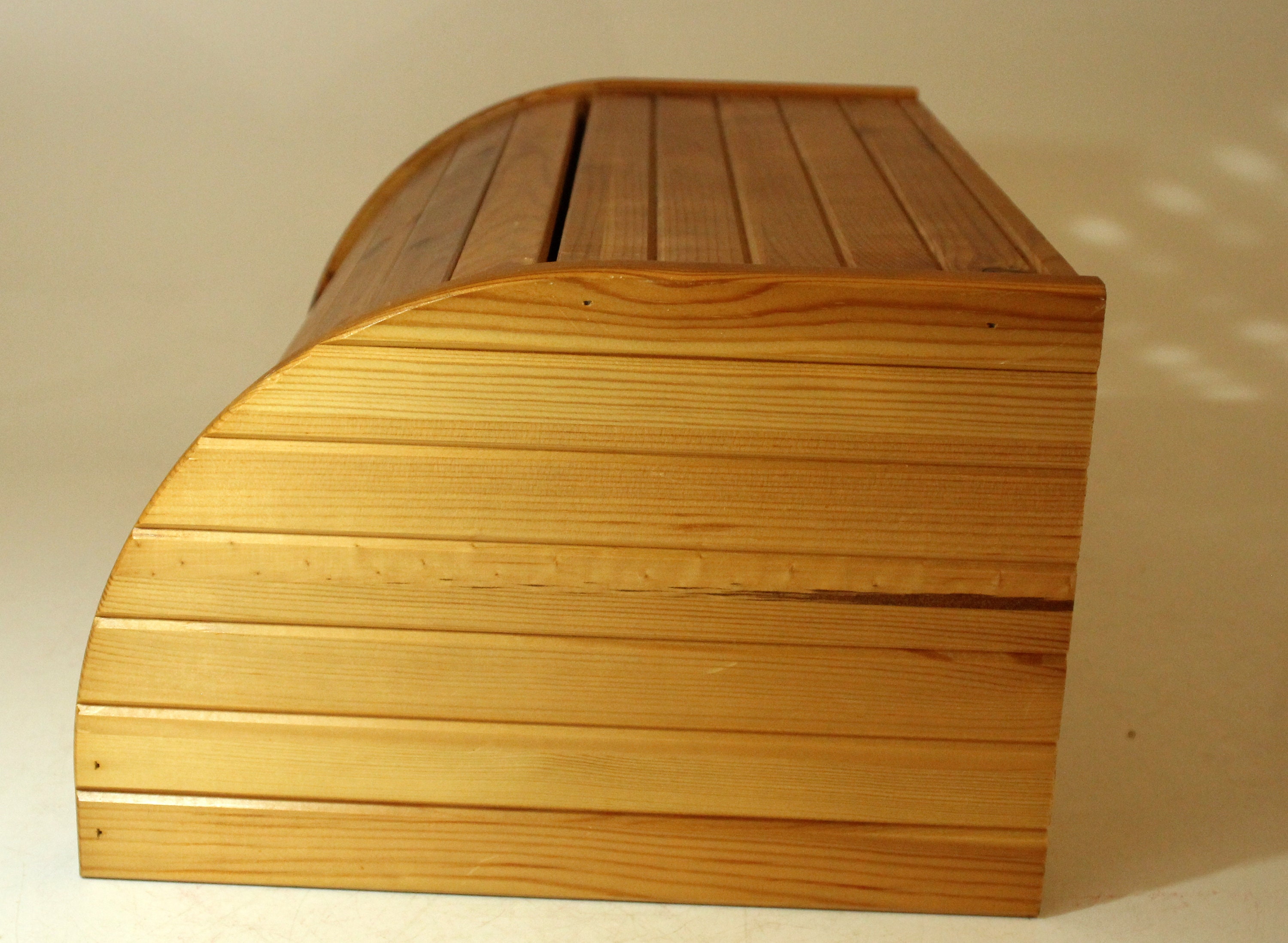 Bread Box Wood Bread Vintage Mid Century Wooden Etsy