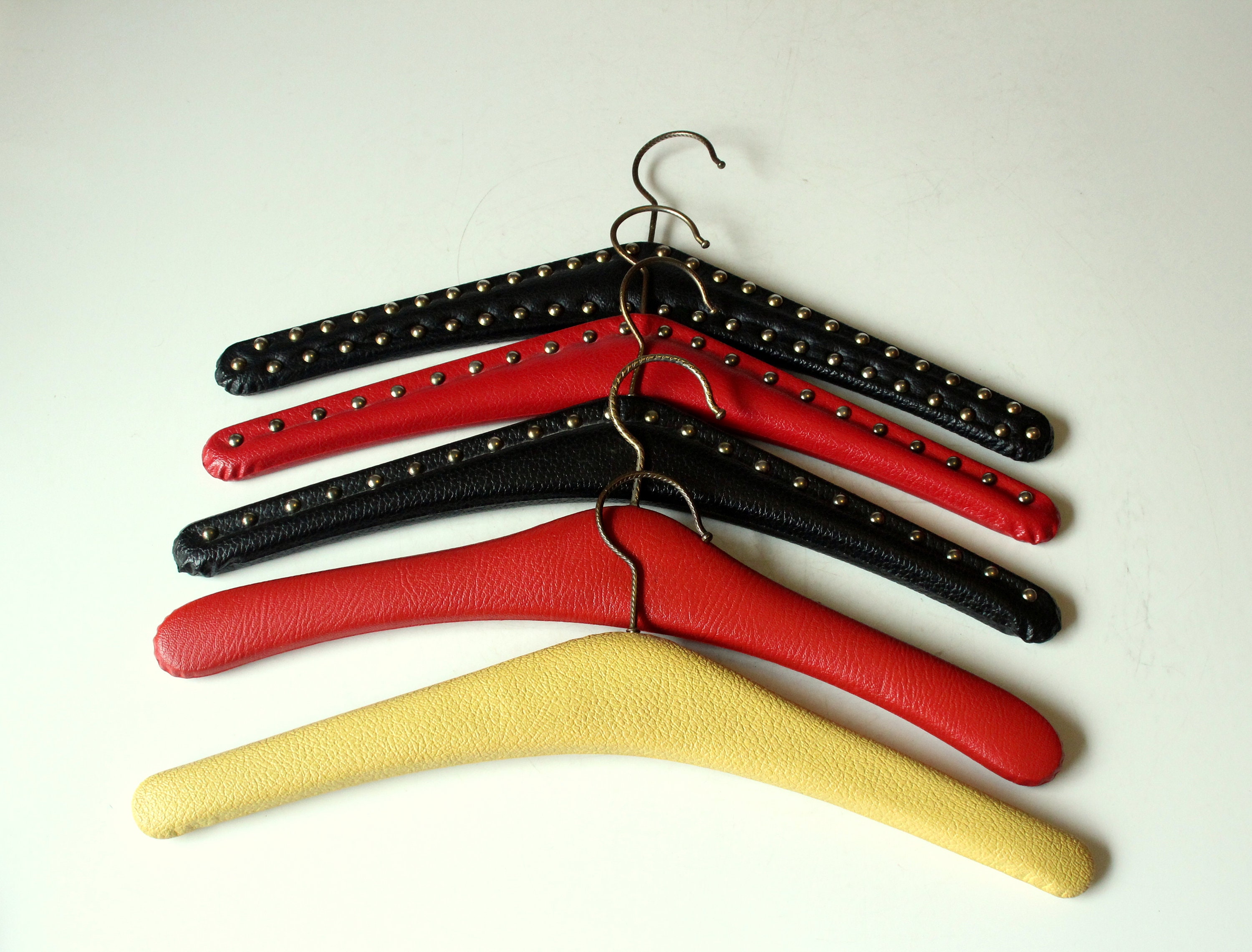 50s vintage wood hanger made in usa　5本 50s vintage wood hanger made in usa 5本