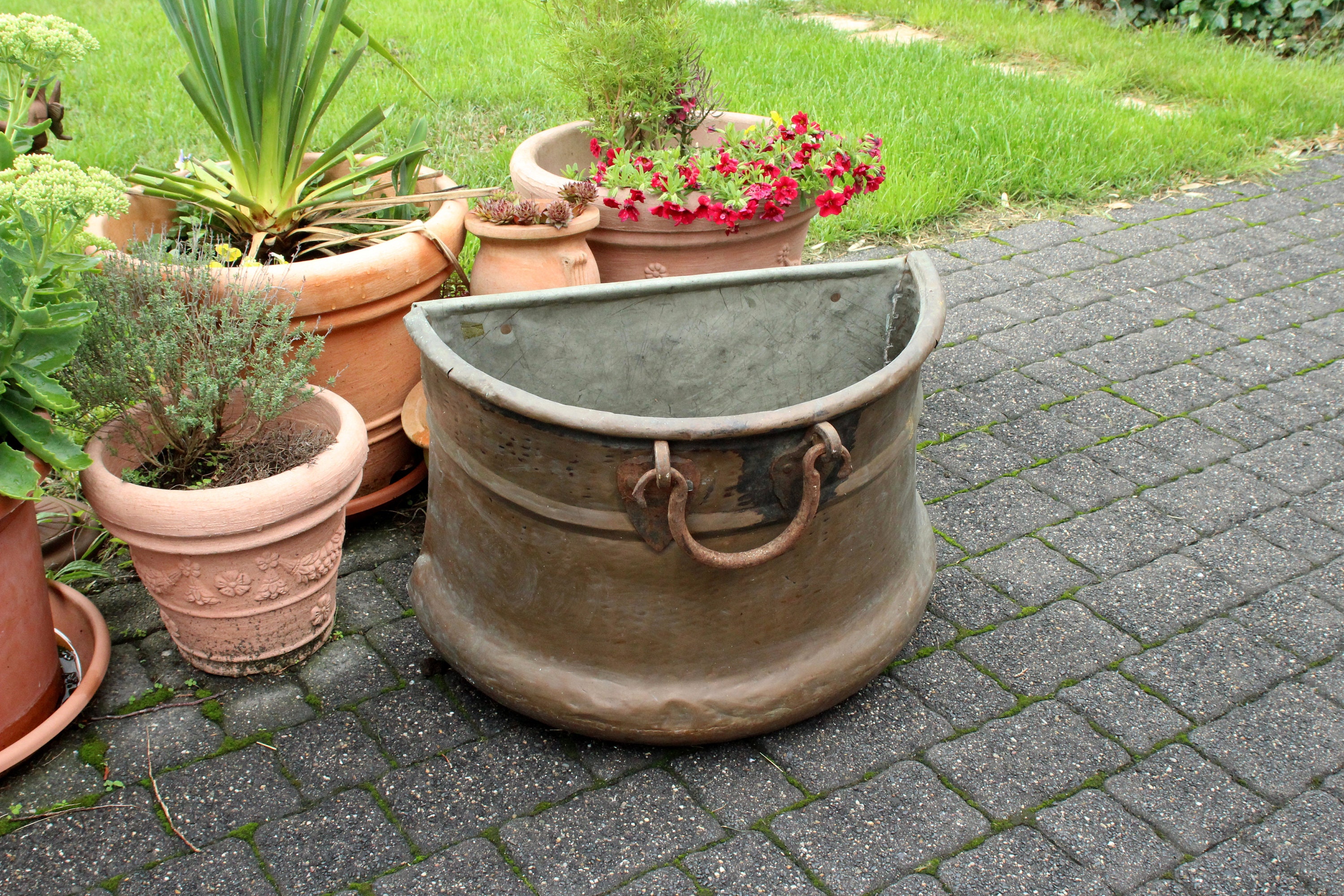 Pots pour plantes FACET en acier CorTen
