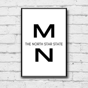 Minnesota Wall Art: MN Home Decor Print (Digital Download)
