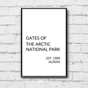 Gates of the Arctic National Park Print: Alaska Wall Art (Digital Download)
