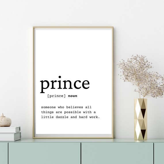 Digital Prints Prints Prince Digital Print Prince Gift Idea Prince
