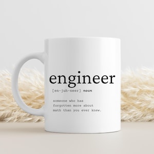 Engineer Mug, Engineer Definition, Engineer Gift Idea, Gift Idea for Engineer, Funny Engineer Gift, Engineer Office Gift, Engineer Funny