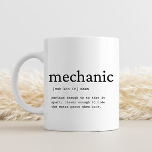 Mechanic Mug, Mechanic Gift, Funny Mechanic Gift, Mechanic Funny Mug, Mechanic Funny Break Room Mug, Mechanic Boss Gift Idea