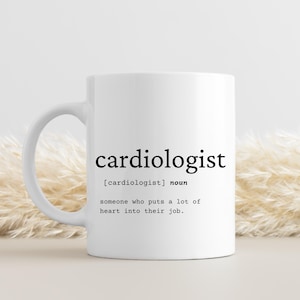 Tasse de cardiologue, cadeau de cardiologue, tasse de bureau de cardiologue, appréciation de cardiologue, cadeau drôle de cardiologue, retraite de cardiologue
