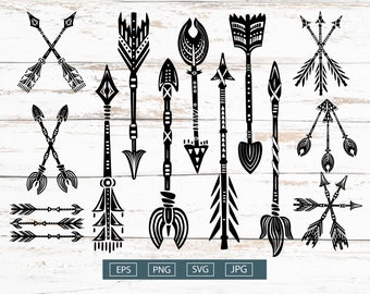 Arrows Bundle Clip Art SVG, PNG, EPS, Cricut, Silhouette