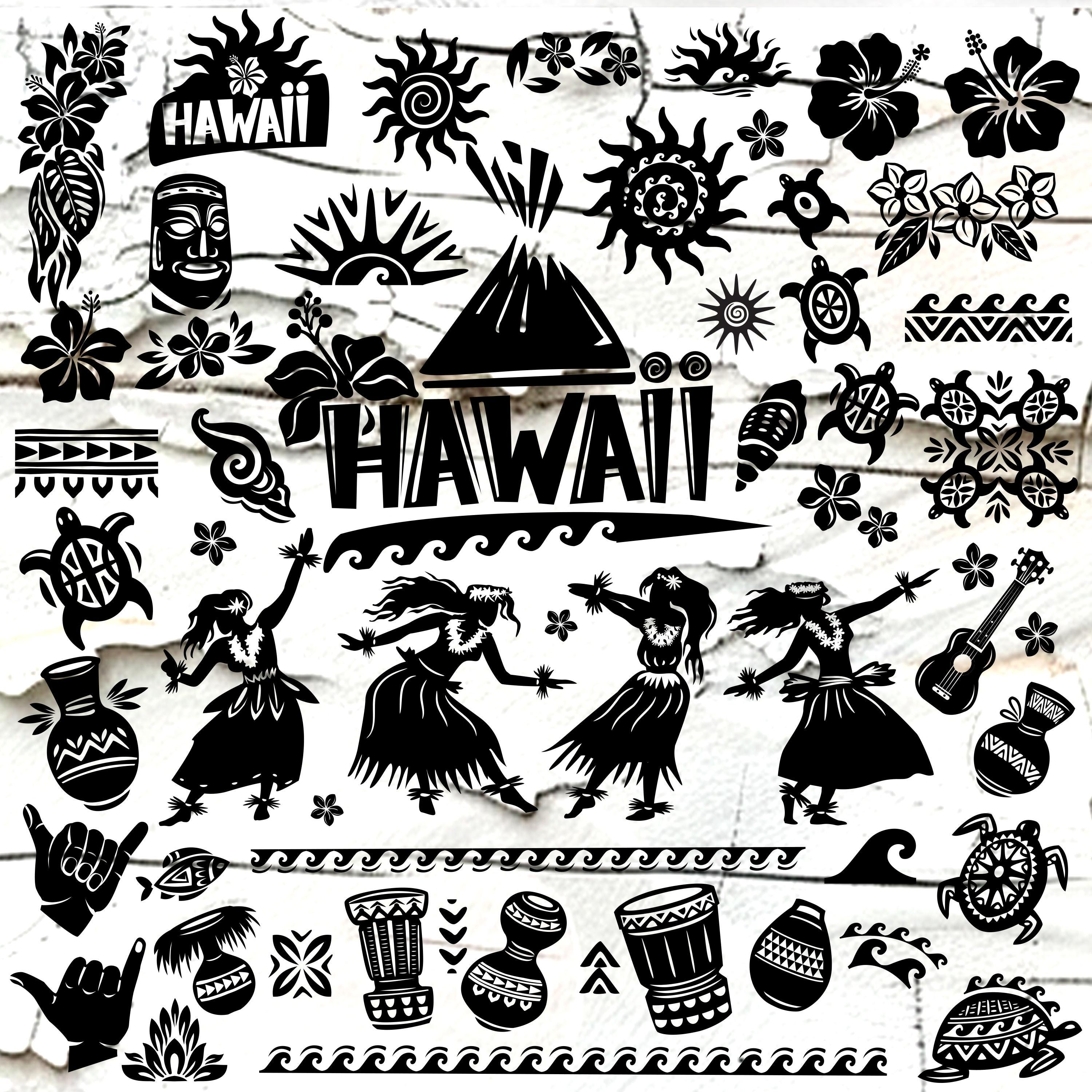 Hawaii vectores - Etsy México, image size:3000x3000