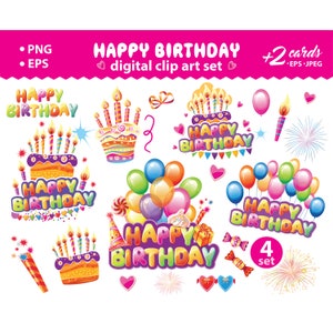 Creative Cumpleaños, Feliz Cumpleaños, Cumpleaños PNG, 4 Feliz