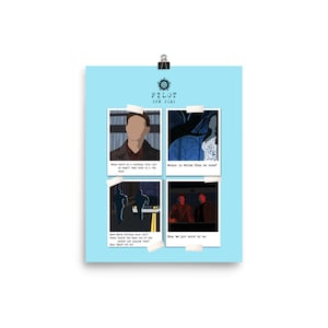 Supernatural inspirierter SpN - Pilot / Dean Sam Winchester - We've Got Work to Do - Zitat POSTER (AJ)