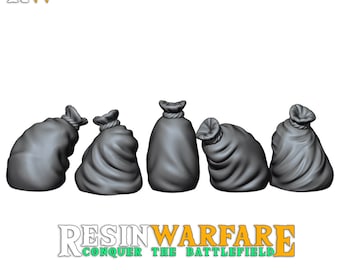 Roman Supplies, Sacks, Scenery, Decoration for Dioramas <5 Pieces>