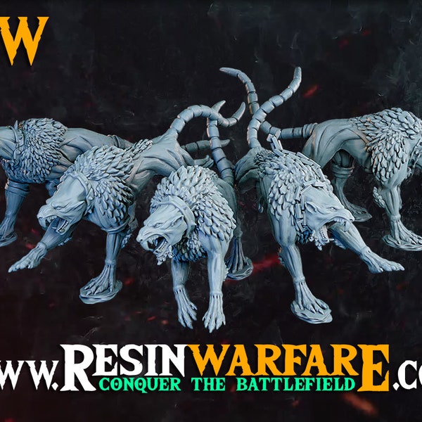 Hound Rats, Unchained Ones, Ravenous Hordes <5 Miniaturen>