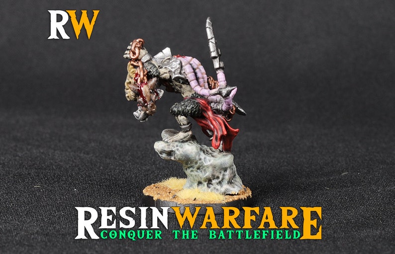 Rebel Chieftain, Unchained Ones, Ravenous Hordes 1 Miniature image 2