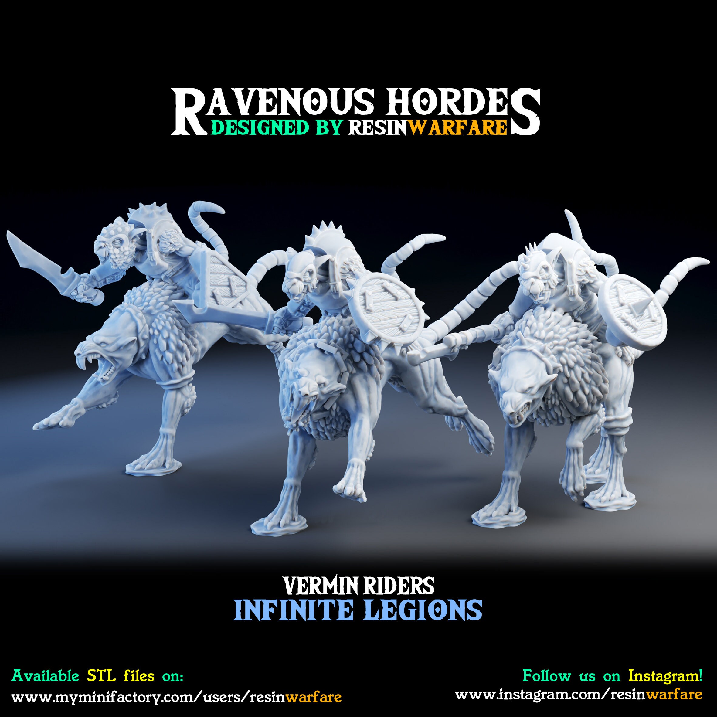 Vermin Riders PRICE X3 Miniatures - Etsy Israel