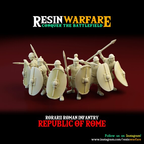 Roman Rorarii Light Infantry Fully Modular Multipart Models Etsy