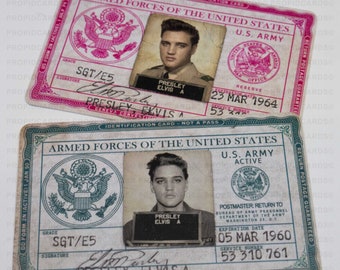Army Id Card Etsy