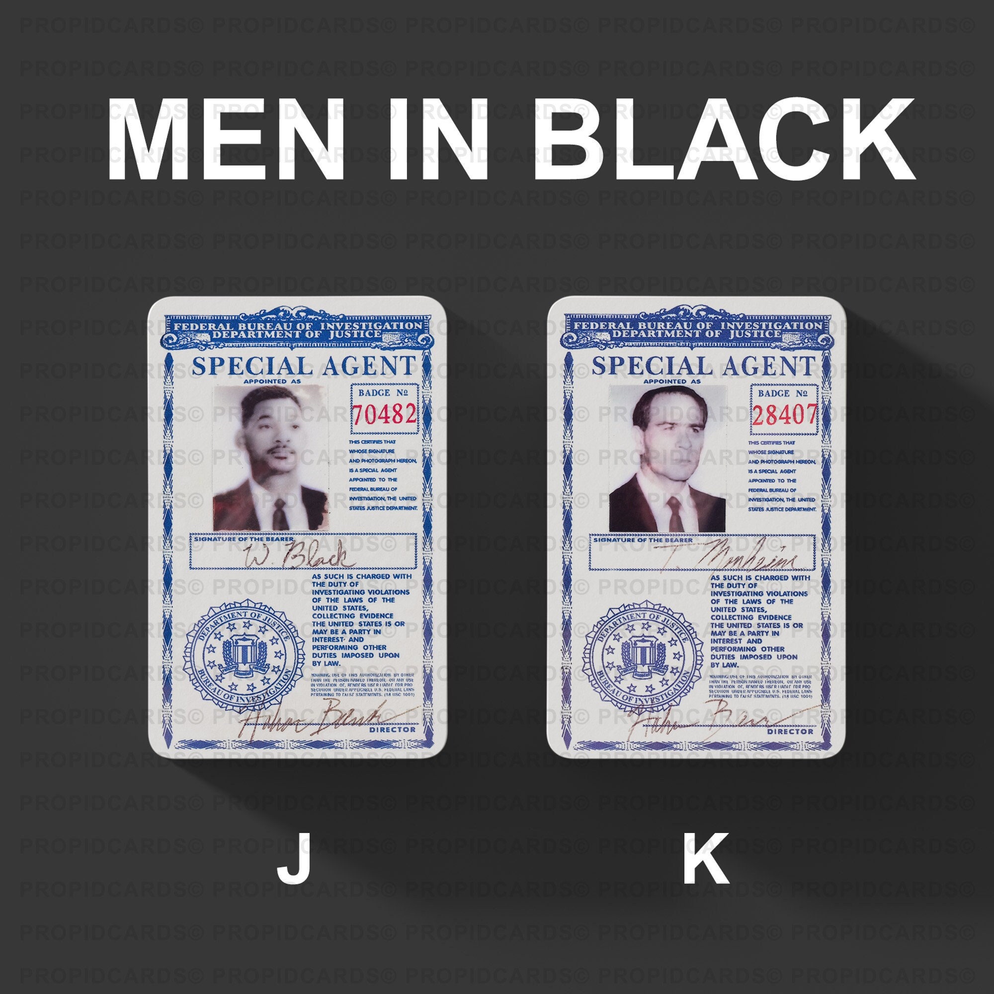 Men In Black Id Card