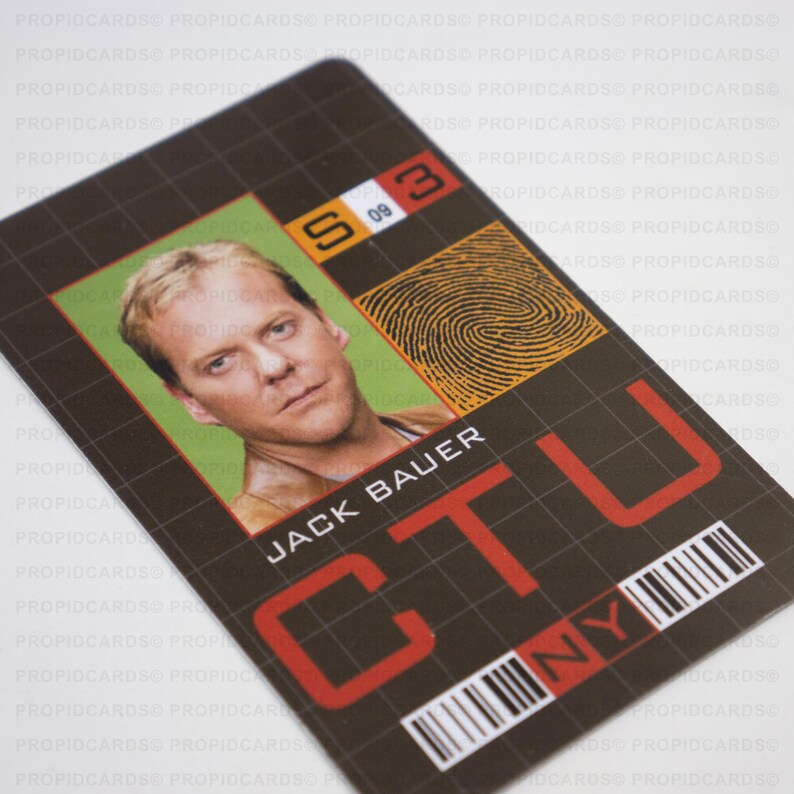 Buy 24 TV Show CTU ID Card Special Agent Jack Bauer Kiefer Online In buy-24-tv-show-ctu-id-card-special-agent-jack-bauer-kiefer-online-in