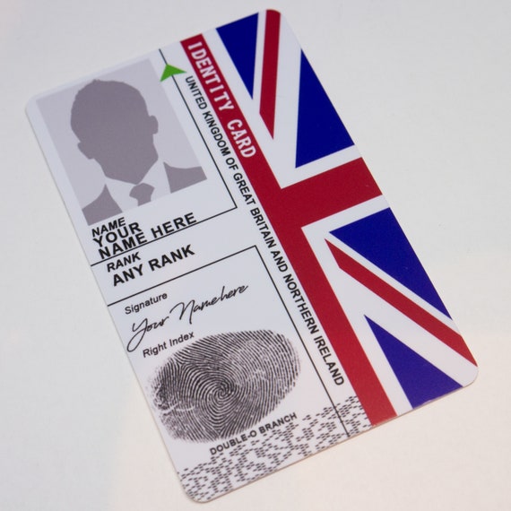 James Bond 007 Id Card