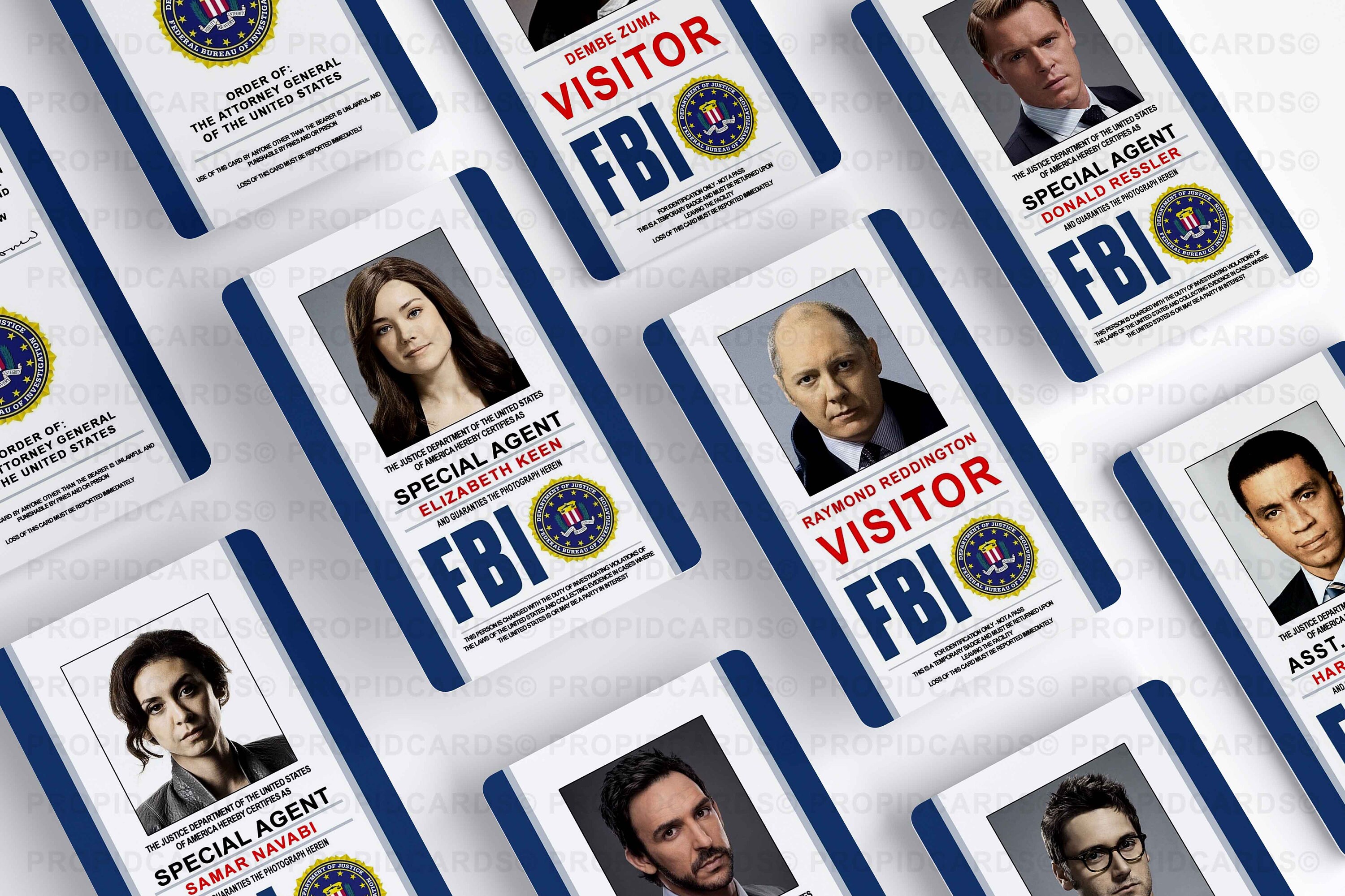 Elizabeth Keen Et Donald Ressler En Couple The BLACKLIST TV Show FBI Badge Agent spécial Elizabeth Keen - Etsy France