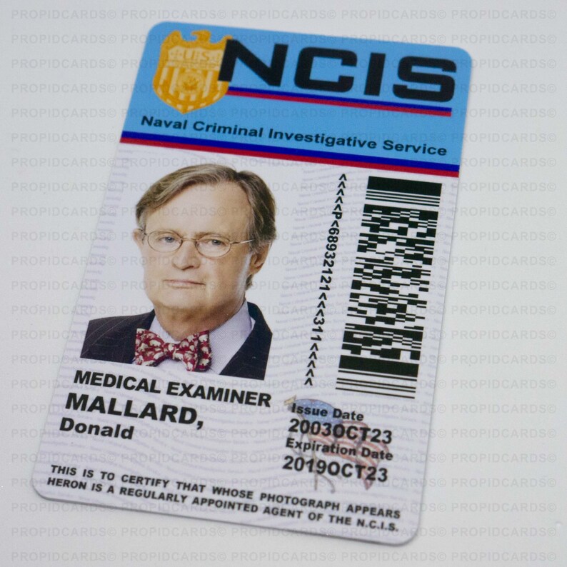 Novelty NCIS TV Show ID Badge Gibbs Mcgee Dinozzo Abby - Etsy