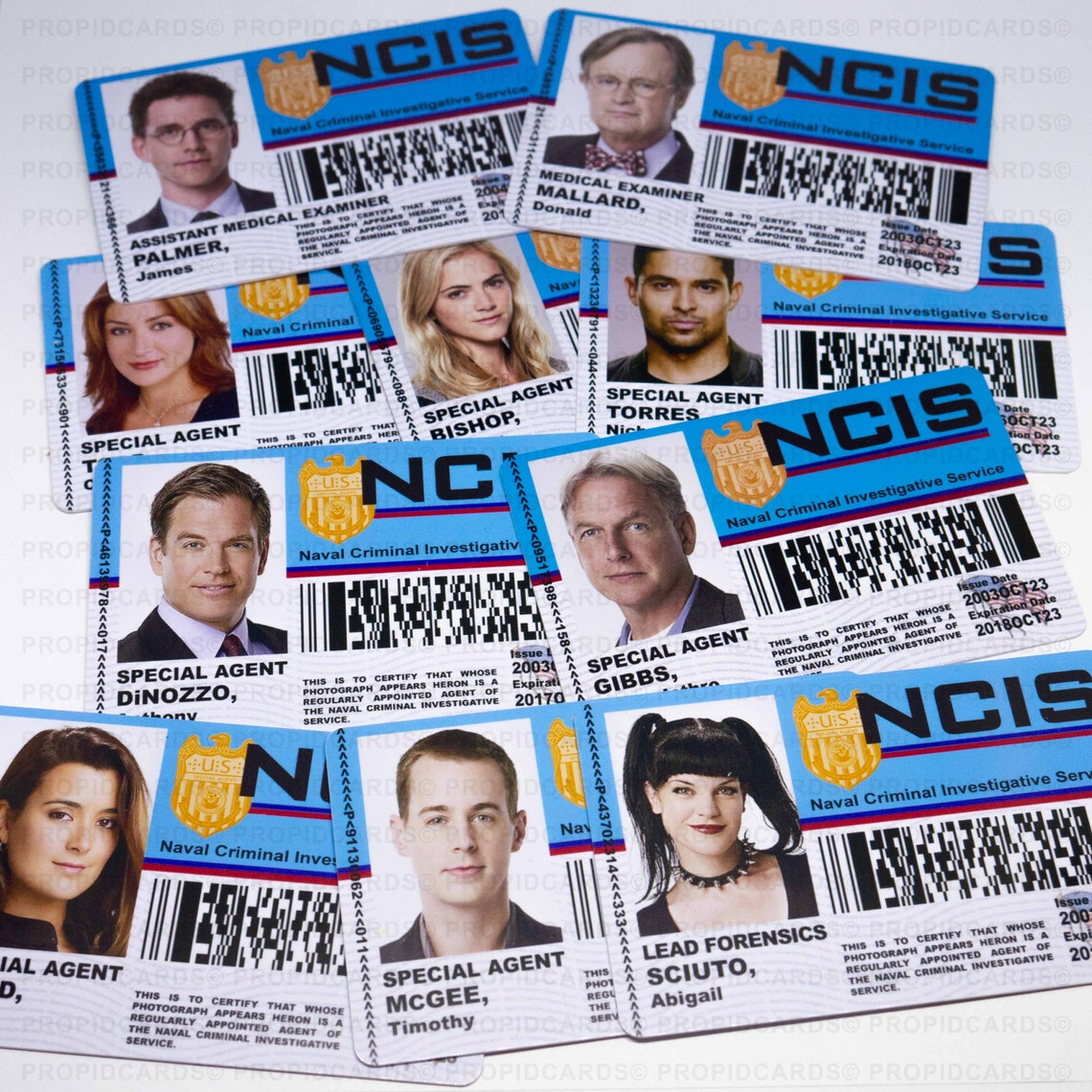 Novelty NCIS TV Show ID Badge Horizontal Wallet Version | Etsy