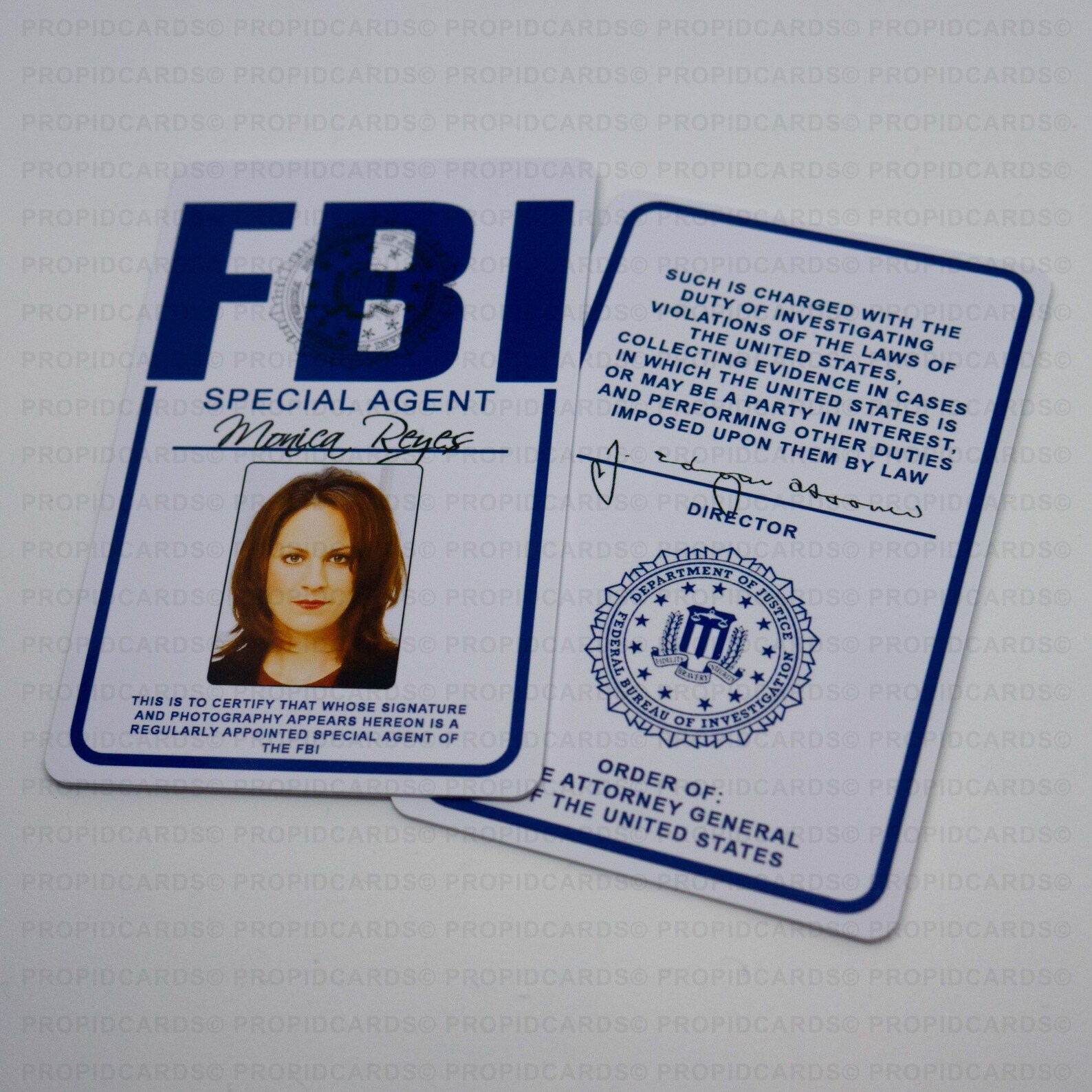 The X-Files TV Show ID Badge Special Agent Fox Mulder Dana | Etsy