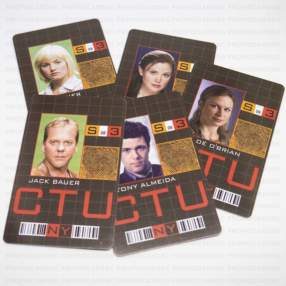 24 Tv Show Ctu Id Card Special Agent Jack Bauer Kiefer Etsy 24 Tv Show Ctu Id Card Special Agent Jack Bauer Kiefer Etsy