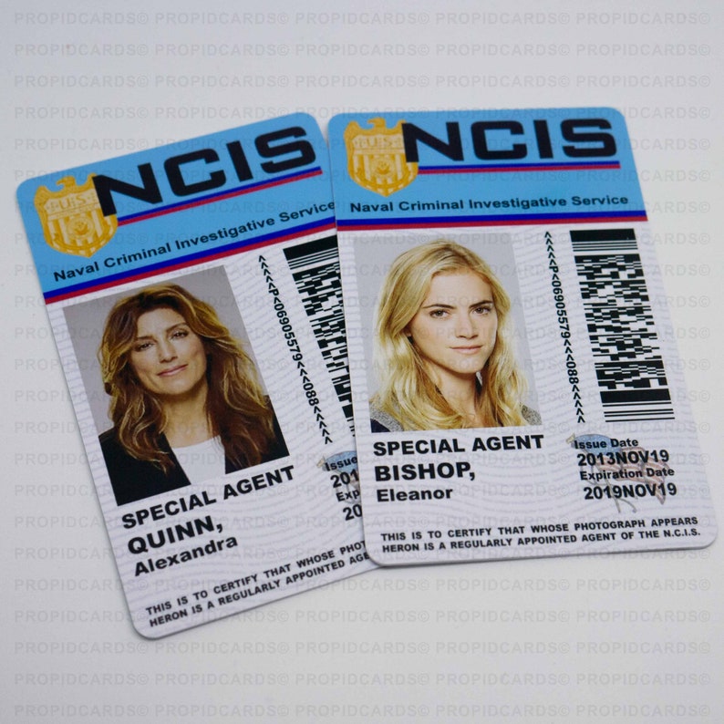 Novelty NCIS TV Show ID Badge Gibbs Mcgee Dinozzo Abby - Etsy