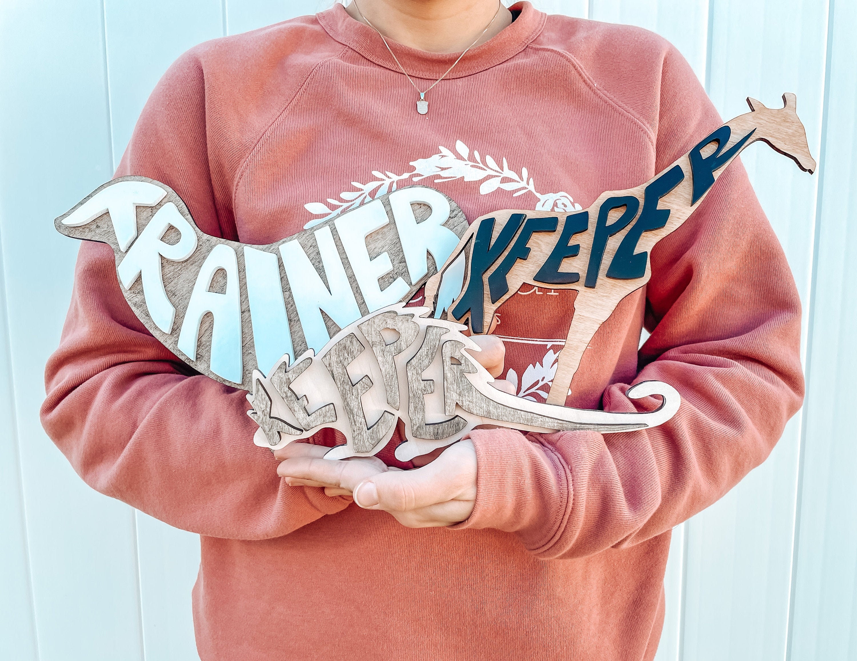 Animal Gift Ideas | Zookeeper Gifts | Animal Silhouette Cut Outs | Wo…