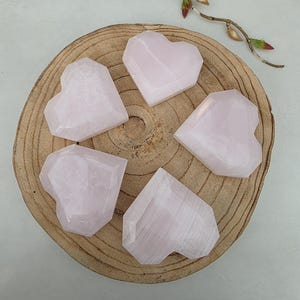 Mangano Calcite hearts