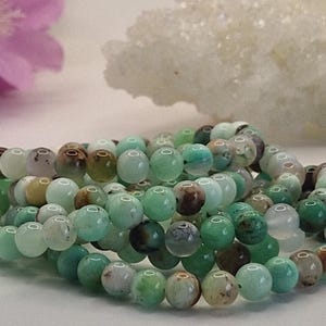 Chrysoprase beaded bracelet image 1