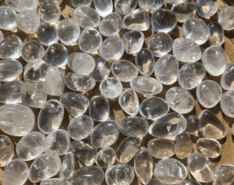 Clear Quartz Tumbled Stones: Master Healer Crystal (20-25mm