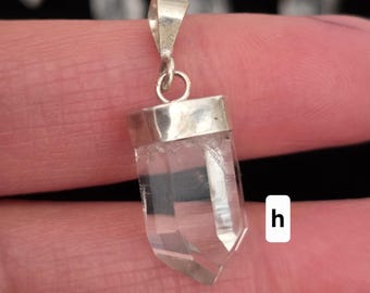Sterling Silver Lemurian Quartz Pendant