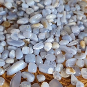 Blue Lace Agate crystal chips, polished Blue lace Agate chips, semi tumbled Blue Lace Agate