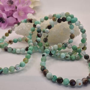 Chrysoprase beaded bracelet image 4