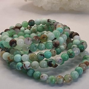 Chrysoprase beaded bracelet image 6