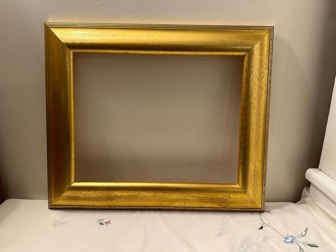 Elegant Wood and Gilded Gold Frame for Canvas/painting 13 X 17 Etsy