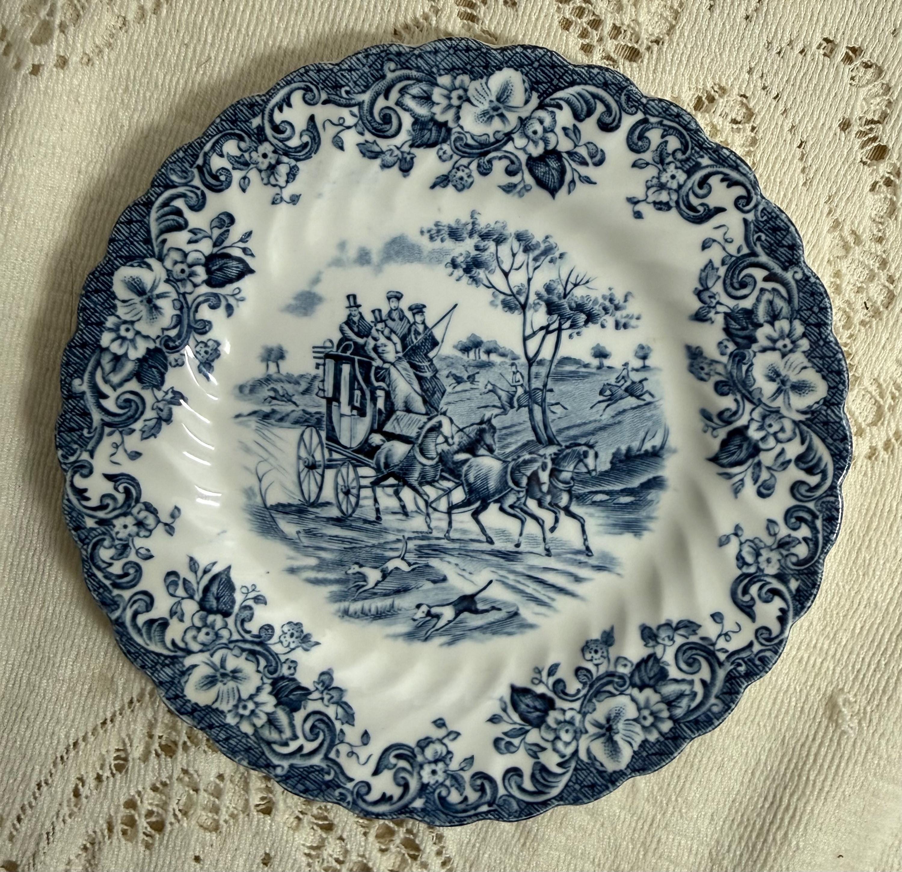 Johnson brothers blue willow bread - Etsy 日本