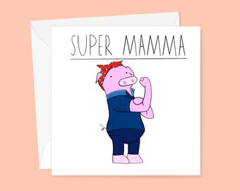 Super Mamma - Cute Mother’s Day Card