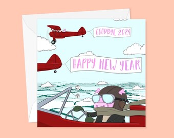 Happy New Year - funny New Year’s Day card