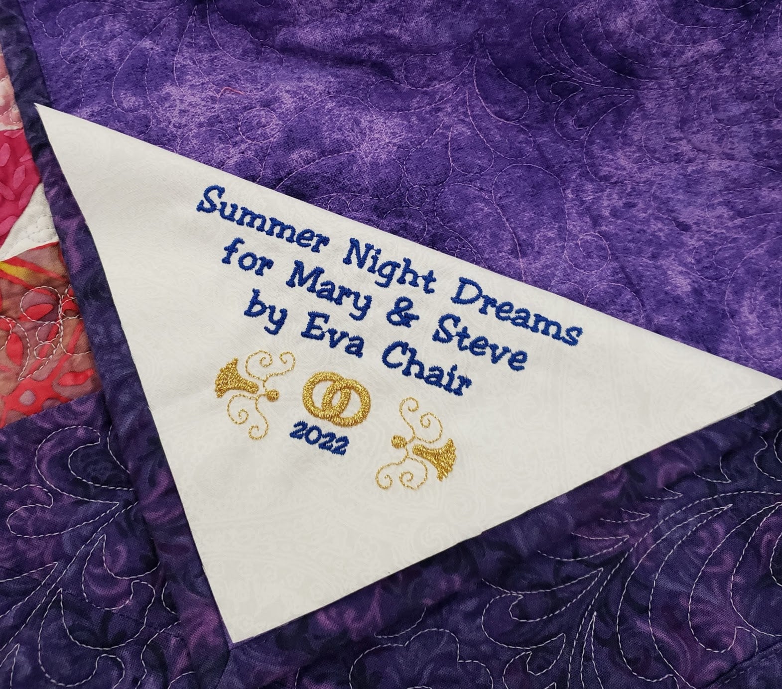 Wedding Quilt Label - Etsy