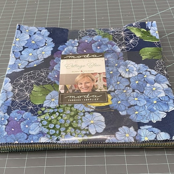 Cottage Bleu Layer Cake by Robin Pickens for Moda Fabrics