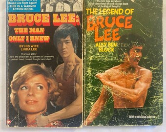 Bruce Lee The Man Only I Knew Linda Lee 1975 First Print &The Legend of Book Lot